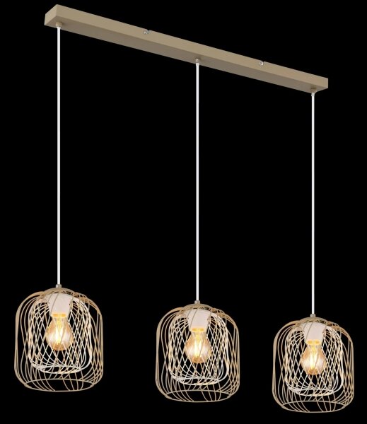 Globo 15965-3H - Lampada a sospensione su cavo DICHTI 3xE27/40W/230V