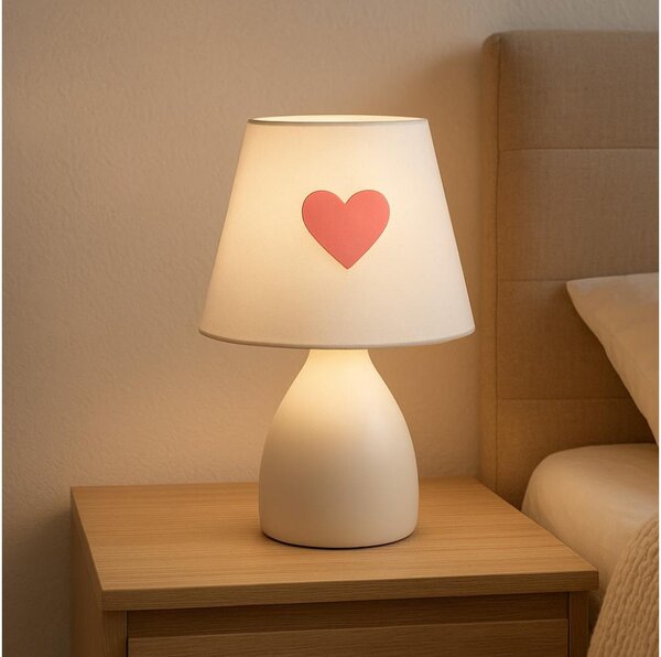 ONLI - Lampada per bambini TITTA 1xE14/6W/230V 20 cm bianca