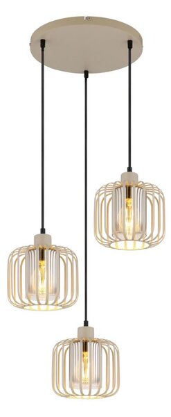 Globo 15758-3H - Lampada a sospensione con cavo ALFRED 3xE27/40W/230V
