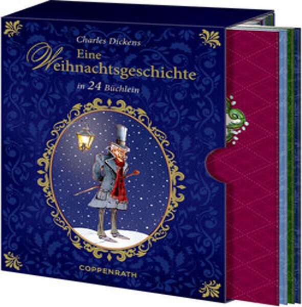 Calendario dell'Avvento in scatola di libri - Charles Dickens - Un racconto di Natale
