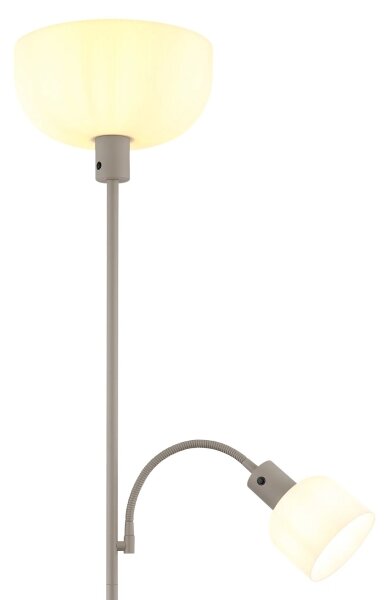 Globo 59947S - Lampada da terra HINTON 1xE27/40W/230V + 1xE14/25W