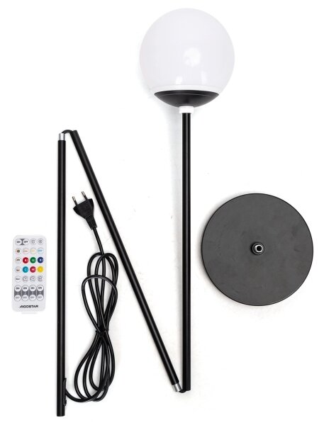 Aigostar - Lampada da terra LED RGBW MESH LED/8W/230V + telecomando