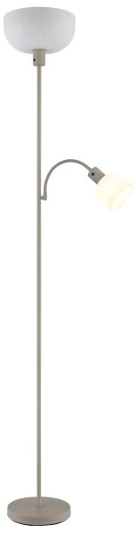 Globo 59947S - Lampada da terra HINTON 1xE27/40W/230V + 1xE14/25W
