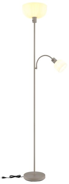 Globo 59947S - Lampada da terra HINTON 1xE27/40W/230V + 1xE14/25W