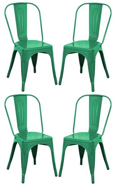 AGATHA - Set 4 sedie industrial