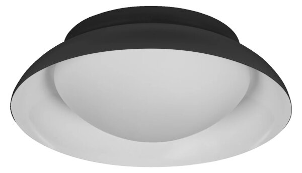 Osram - Plafoniera ORBIS MILAN 2xE27/10W/230V diam. 30,5 cm nera