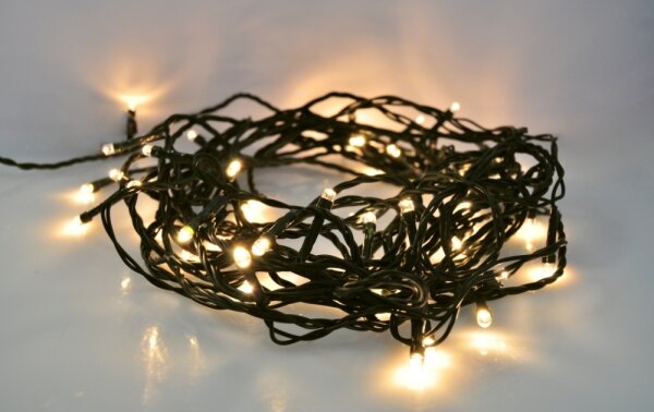 Solight 1V05-WW- LED Catena luminosa per esterni 500xLED/8 funzioni IP44 55m bianco caldo