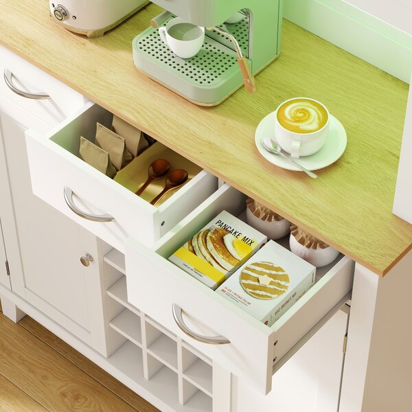 HOMCOM Dispensa da Cucina con Illuminazione LED e Controllo via APP, Portabottiglie e Ante in Vetro Bianco, 100x39.5x180 cm, Bianco | Aosom Italy