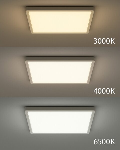 Plafoniera LED/40W/230V 3000/4000/6500K 50x50 cm bianco