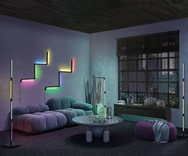 Ledvance- LED RGBW Lampada da terra con dimmer 2in1 SMART+ MAGIC LED/24W/230V Wi-Fi