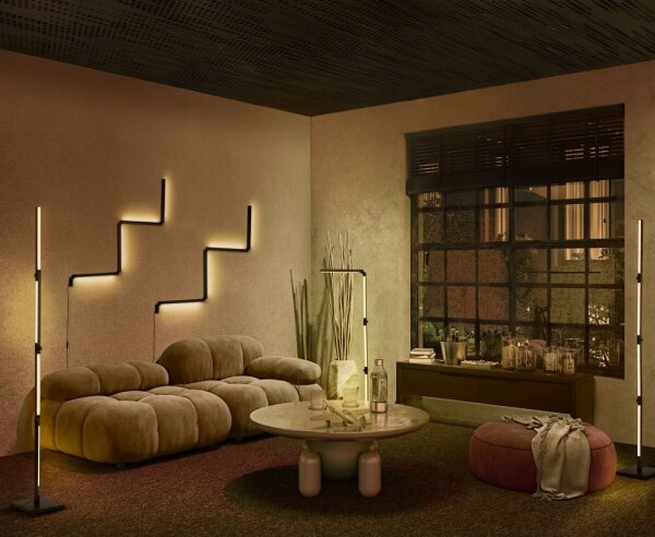 Ledvance- LED RGBW Lampada da terra con dimmer 2in1 SMART+ MAGIC LED/24W/230V Wi-Fi