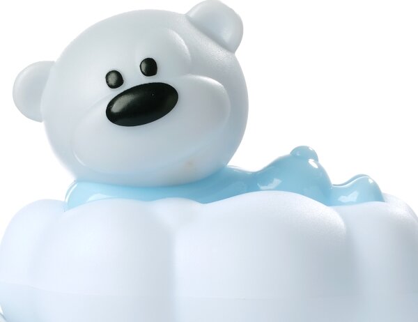 ONLI - LED Luce notturna ricaricabile per bambini NUVOLINA LED/2,5W/5V orsetto/blu