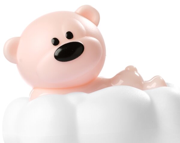 ONLI - LED Lampada notturna ricaricabile per bambini NUVOLINA LED/2,5W/5V orso/rosa