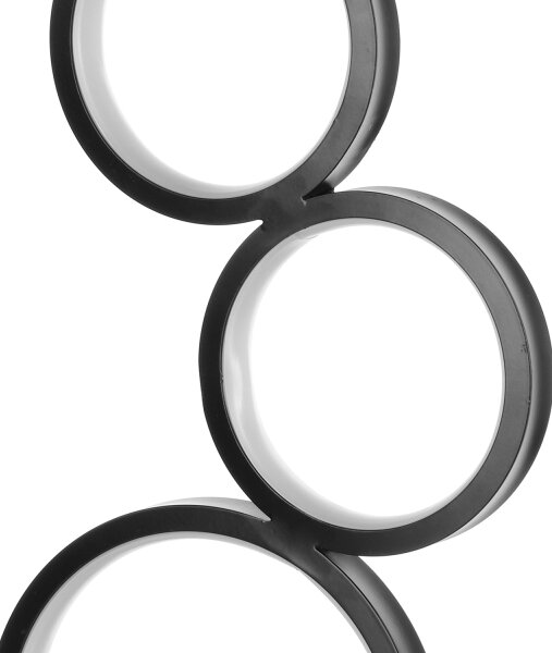 ONLI - Lampada da tavolo LED RINGS LED/17W/230V 4000K 37 cm nera