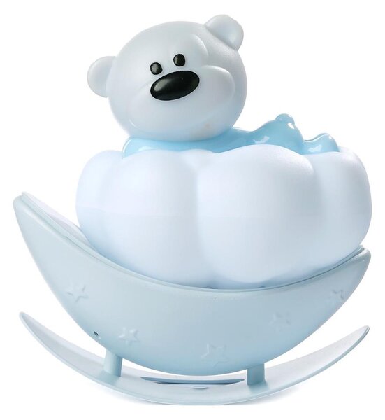ONLI - LED Luce notturna ricaricabile per bambini NUVOLINA LED/2,5W/5V orsetto/blu