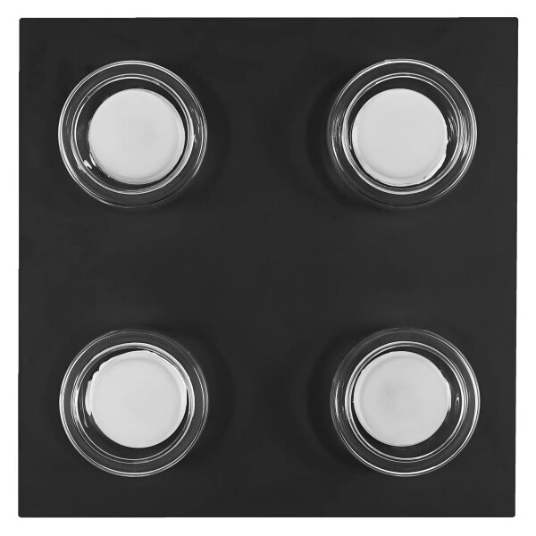 Osram -LED Plafoniera da bagno ORBIS FLAME 4xLED/5,5W/230V IP44 nera