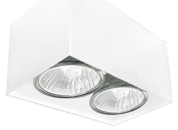 Brosline 1077 - Faretto CAGE 2xGU10/10W/230V bianco