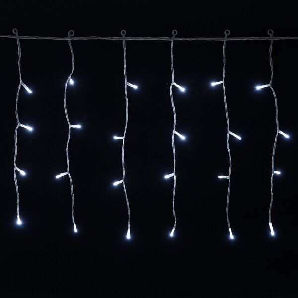 Aigostar - Catena luminosa a LED per esterni 100 LED / 8 funzioni 5 x 0,4 m IP44 bianco freddo