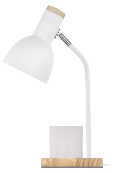 Lampada da tavolo POPPY 1xE27/25W/230V bianca