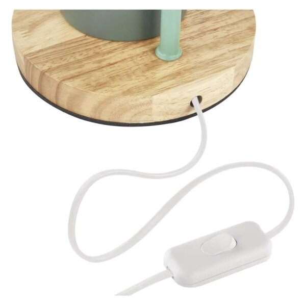 Lampada da tavolo POPPY 1xE27/25W/230V verde