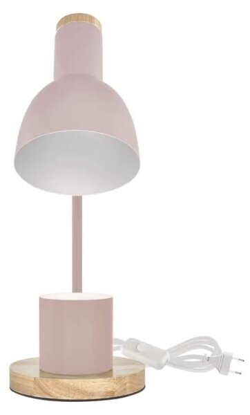 Lampada da tavolo POPPY 1xE27/25W/230V rosa