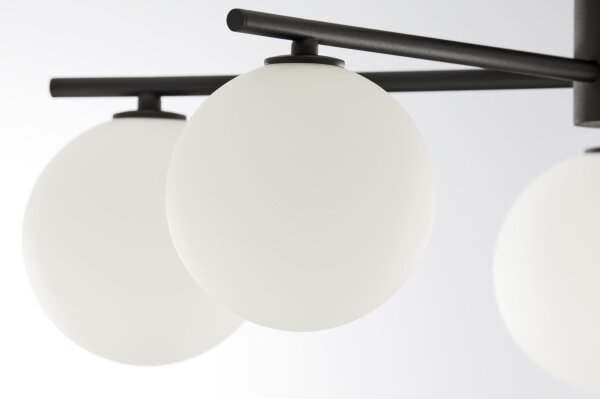 Jupiter 2049 - Lampadario a soffitto PRATO 5xG9/14W/230V nero/bianco