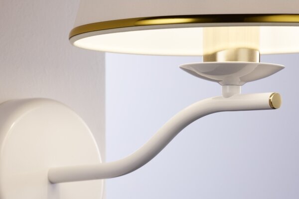 Jupiter 2086 - Lampada da parete SAMBA 1xE27/15W/230V bianco/oro