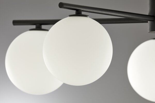 Jupiter 2049 - Lampadario a soffitto PRATO 5xG9/14W/230V nero/bianco