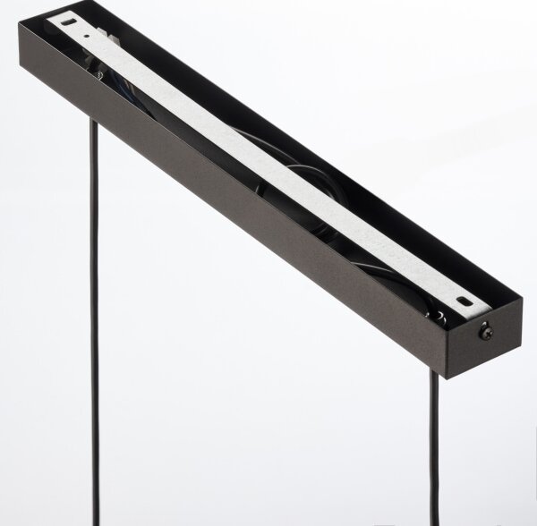 Jupiter 2091 - Lampadario a sospensione CORTINA con cavo 2xE27/15W/230V oro/nero