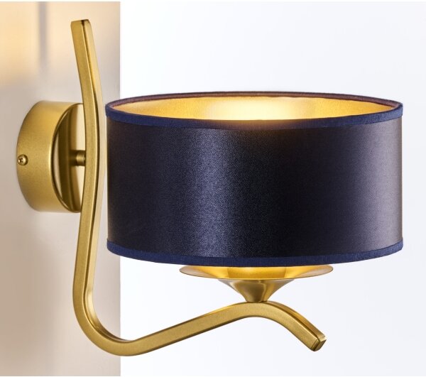 Jupiter 2115 - Lampada da parete KASZMIR 1xE27/15W/230V blu/oro