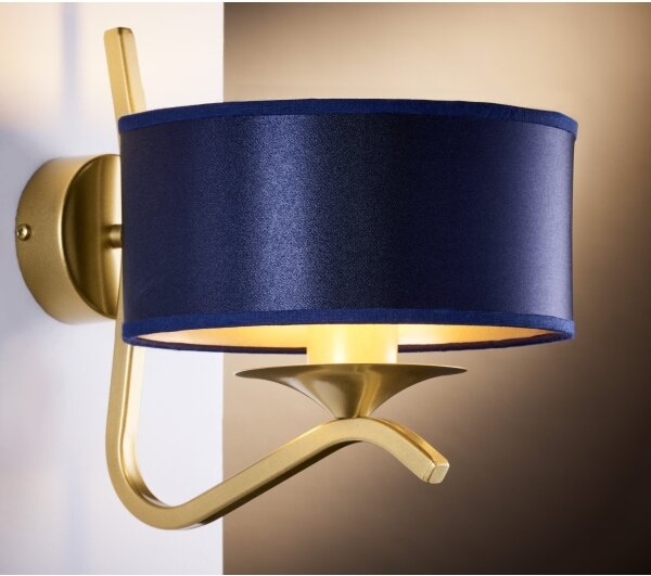 Jupiter 2115 - Lampada da parete KASZMIR 1xE27/15W/230V blu/oro