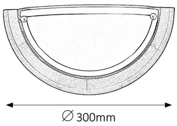 Rabalux 5401 - Applique UFO 1xE27/60W/230V