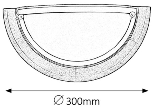 Rabalux 5407 - Applique UFO 1xE27/60W/230V