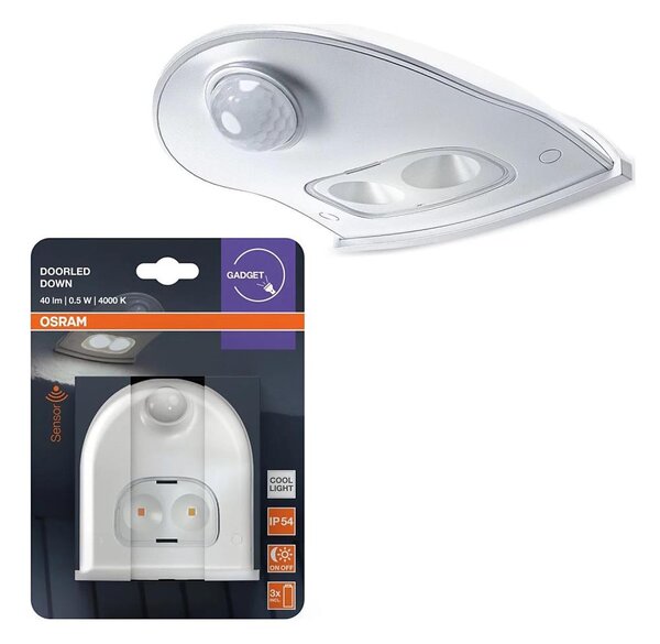 Osram - Applique da esterno LED con sensore DOORLED LED/0,5W/3xAA IP54