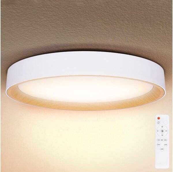 Brilagi - Plafoniera LED dimmerabile LARIOS LED/72W/230V bianca, diametro 59 cm + telecomando