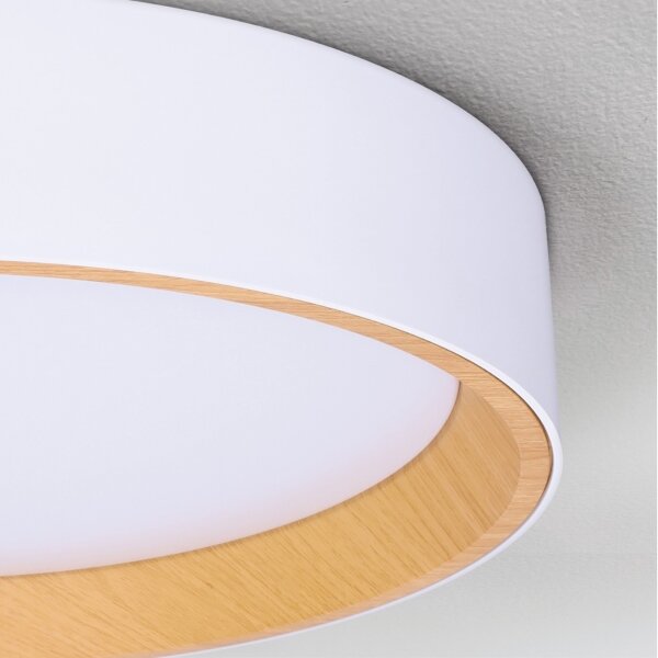 Brilagi - Plafoniera LED dimmerabile LARIOS LED/72W/230V bianca, diametro 59 cm + telecomando
