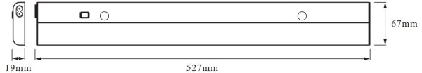 Osram - Lampada LED da sottopensile con sensore FLAT LED/12W/230V 3000K