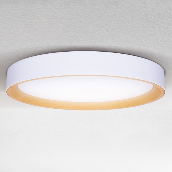 Brilagi - Plafoniera LED dimmerabile LARIOS LED/72W/230V bianca, diametro 59 cm + telecomando