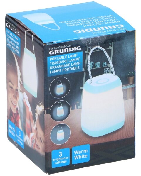 Grundig - LED Lampada portatile dimmerabile LED/3xAA