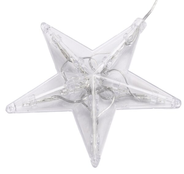 Aigostar - Catena luminosa LED da esterno 70xLED/230V 1,2x1m IP44 bianco freddo a forma di stella