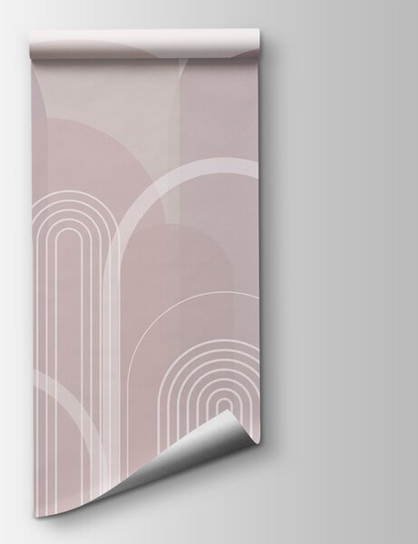 Carta da parati Sfondo bianco e grigio con linee bianche, Carta da parati lastrazione, Carta da parati popolare, w02935 - Tapeko.it
