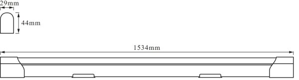 Osram - Plafoniera lineare LED collegabile BATTEN LED/24W/230V 153,4 cm