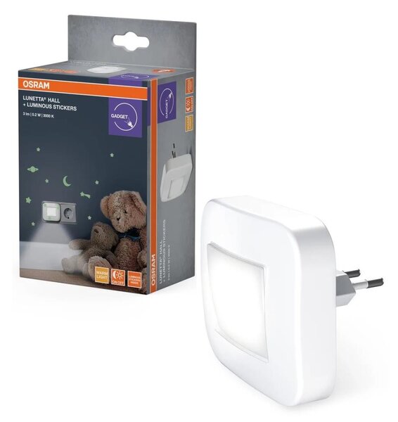 Osram - Lampada notturna LED con sensore crepuscolare LUNETTA LED/0,2W/230V