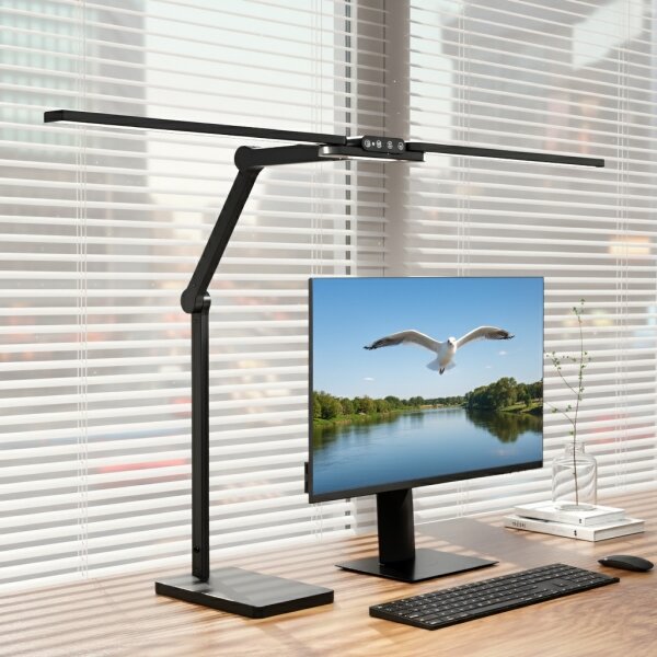 Brilagi-LED Lampada da tavolo dimmerabile a sfioramento VARIO LED/24W/230V 3000-6500K nero