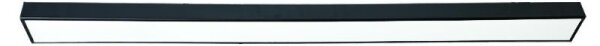 Plafoniera LED LED/32W/230V 4000K 120x7 cm nero