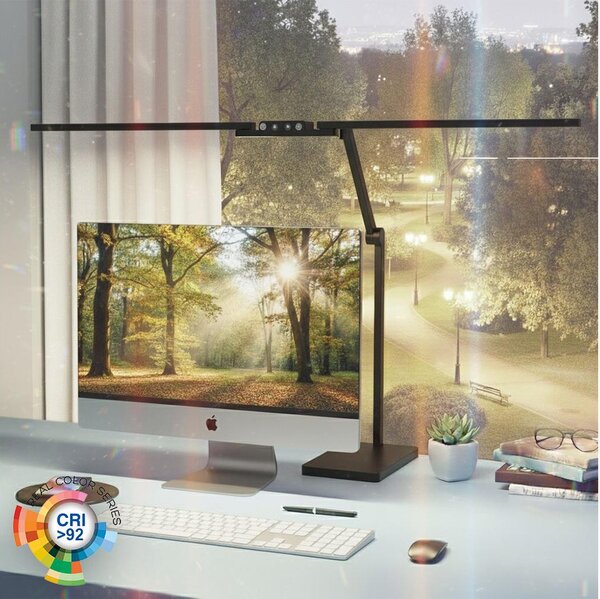 Brilagi-LED Lampada da tavolo dimmerabile a sfioramento VARIO LED/24W/230V 3000-6500K nero