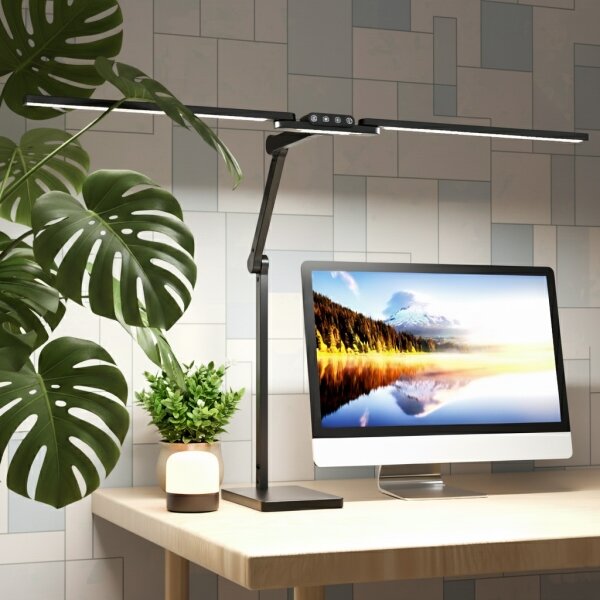 Brilagi-LED Lampada da tavolo dimmerabile a sfioramento VARIO LED/24W/230V 3000-6500K nero