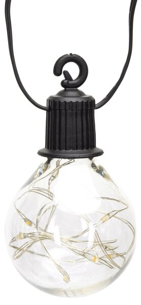 Aigostar - Catena luminosa decorativa LED per esterni, 160 LED, 3,6 W, 230 V, 10 m, IP44, bianco freddo
