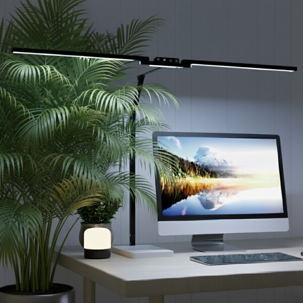 Brilagi-LED Lampada da tavolo dimmerabile a sfioramento VARIO LED/24W/230V 3000-6500K nero