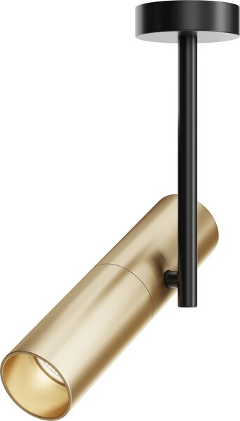 Maytoni Elti Lampada da soffitto in alluminio nero GU10 dimmerabile 50W 28 cm